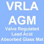 VRLA AGM akkumulátor